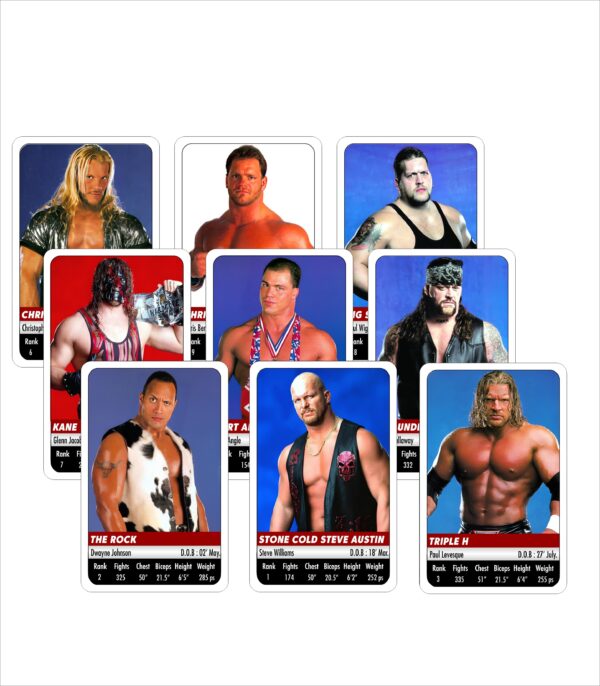 WWF wrestlemania 2001 cards
