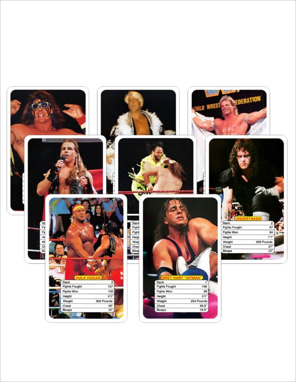 WWF Superstars cards