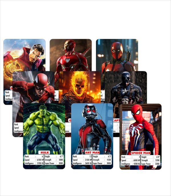 Super Heroes Trump Cards