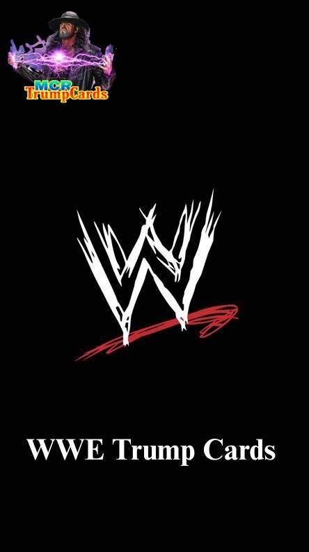 WWE Trump Cards
