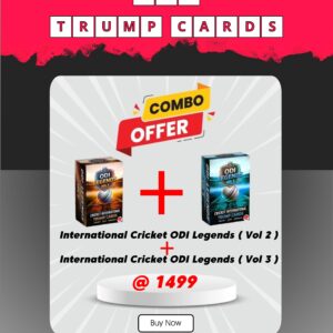 Cricket Legends Combo – Vol 2 & Vol 3 ODI Retired Players Cards (172 Cards) | Buy at ₹1499